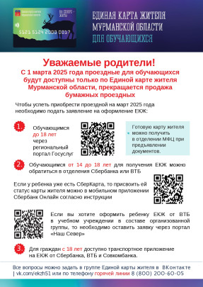 Карта жителя Мурманской области Карта жителя Мурманской области.